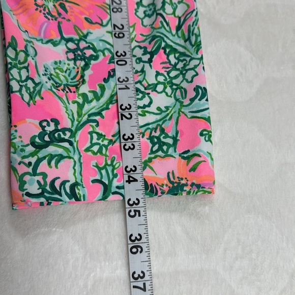 Lilly Pulitzer Womens Pink Green Floral Crop Pants Size 4 NWT Resort Preppy - Picture 8 of 12